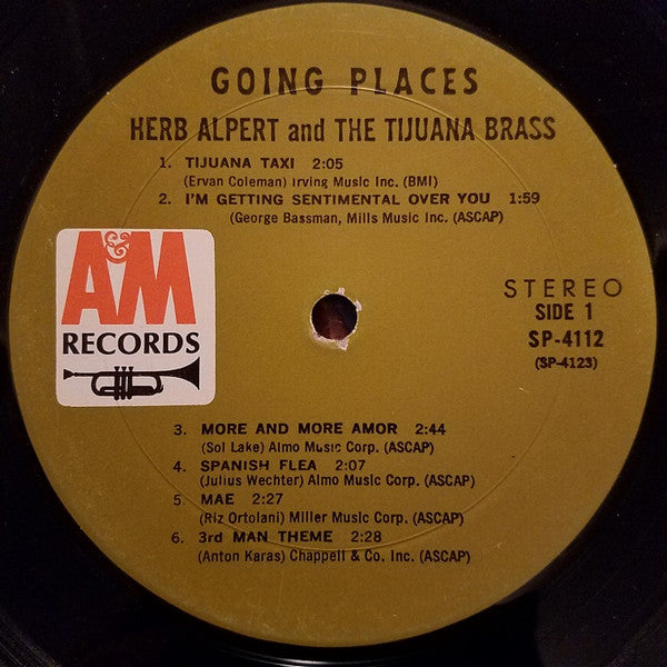 Herb Alpert & The Tijuana Brass - !!Going Places!!