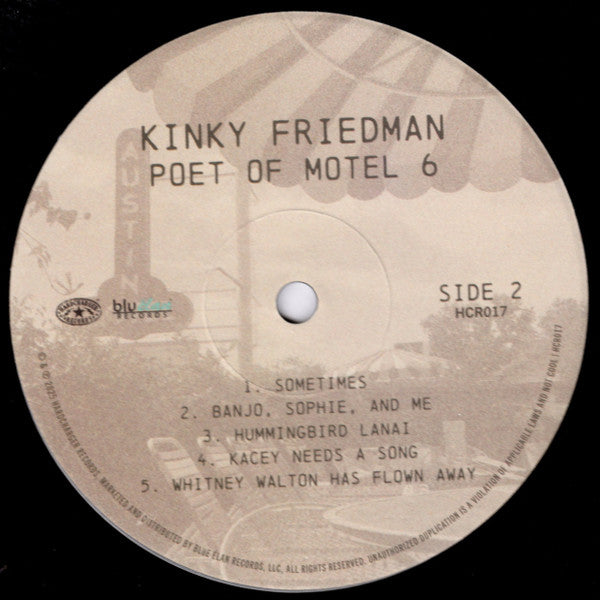 Kinky Friedman - Poet Of Motel 6