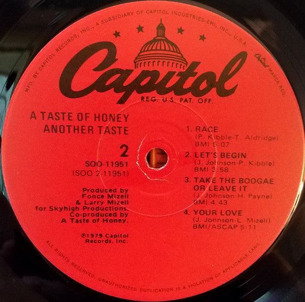 A Taste Of Honey - Another Taste