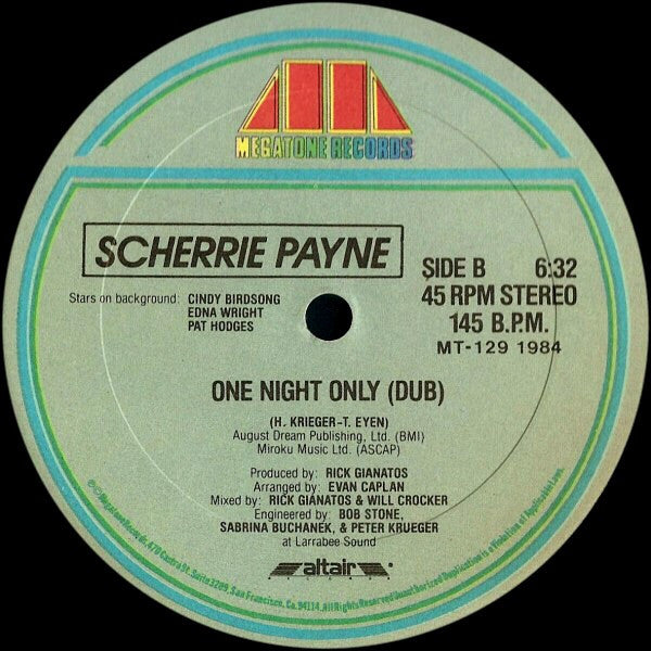 Scherrie Payne - One Night Only