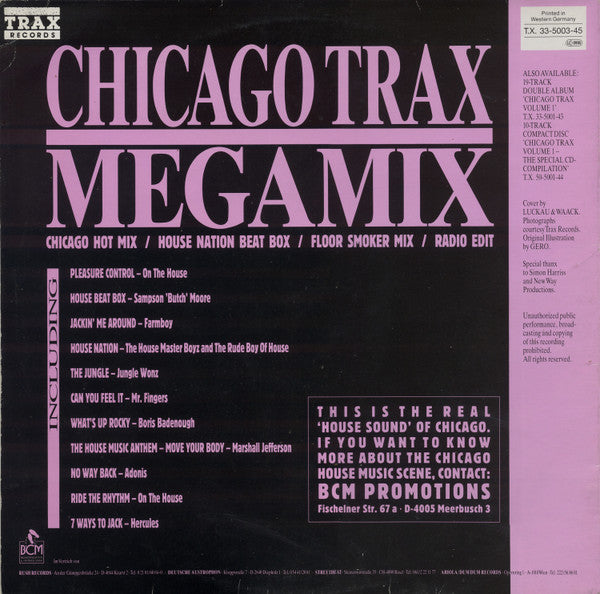 Various - Chicago Trax Megamix