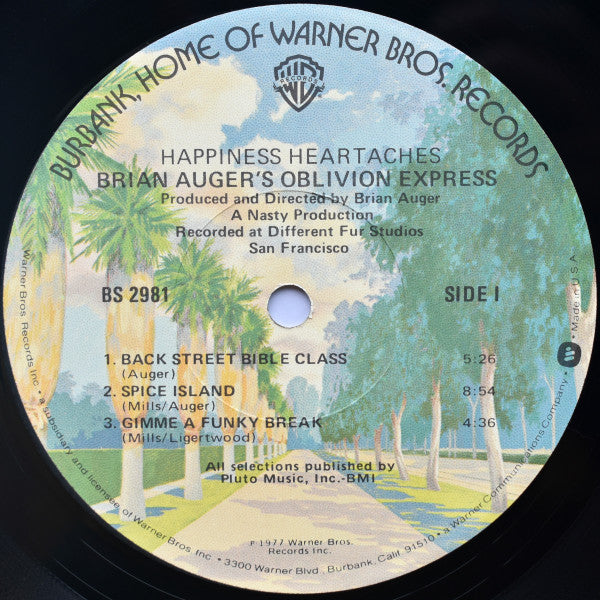 Brian Auger's Oblivion Express - Happiness Heartaches