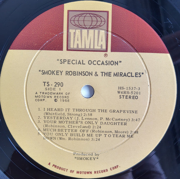 The Miracles - Special Occasion
