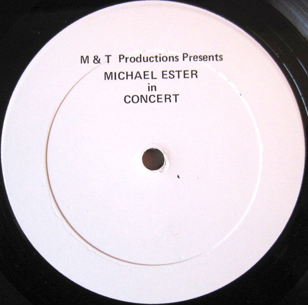Michael Ester - Live In Concert