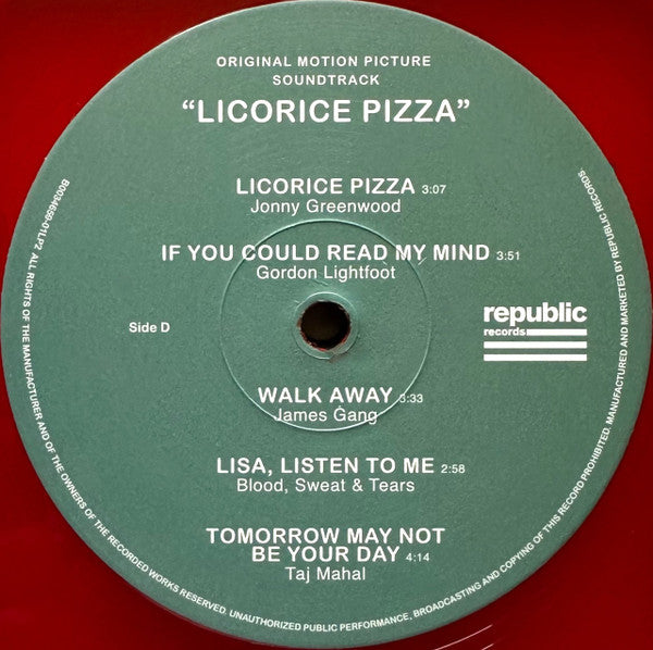 Various - Licorice Pizza (Original Motion Picture Soundtrack)