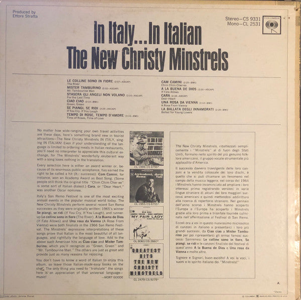 The New Christy Minstrels - In Italy...In Italian
