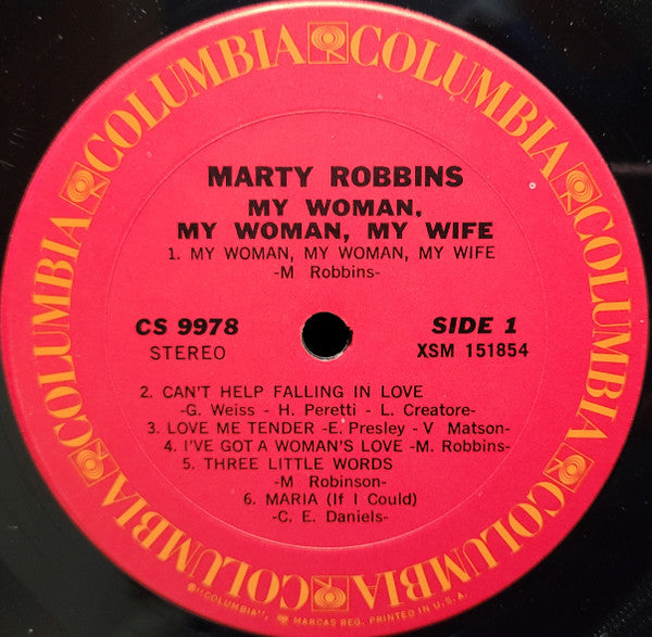 Marty Robbins - My Woman, My Woman, My Wife