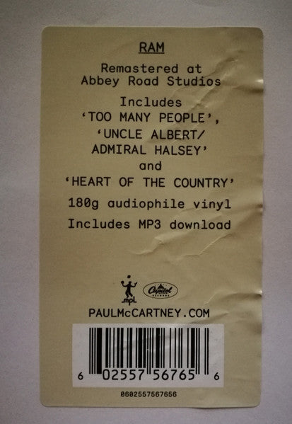 Paul & Linda McCartney - Ram