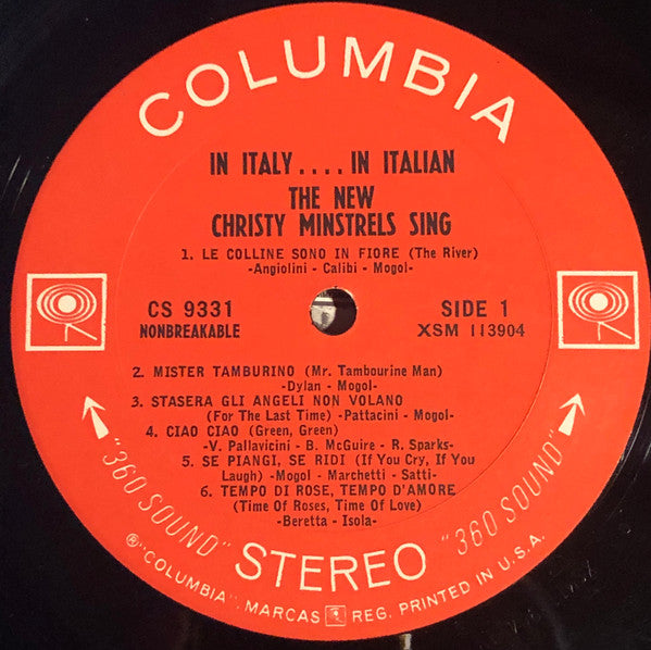 The New Christy Minstrels - In Italy...In Italian