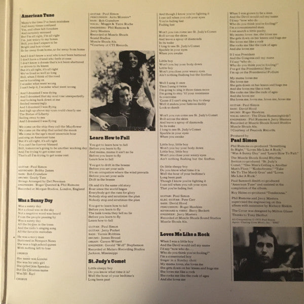 Paul Simon - There Goes Rhymin' Simon