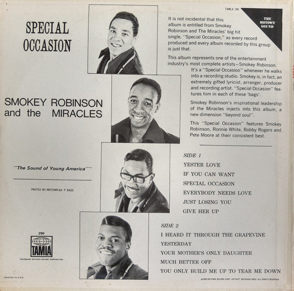 The Miracles - Special Occasion