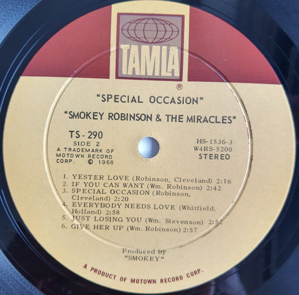 The Miracles - Special Occasion