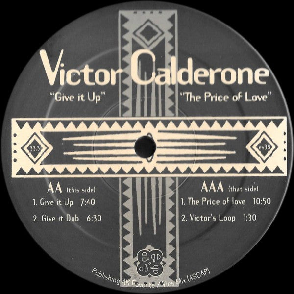 Victor Calderone - Give It Up / The Price Of Love