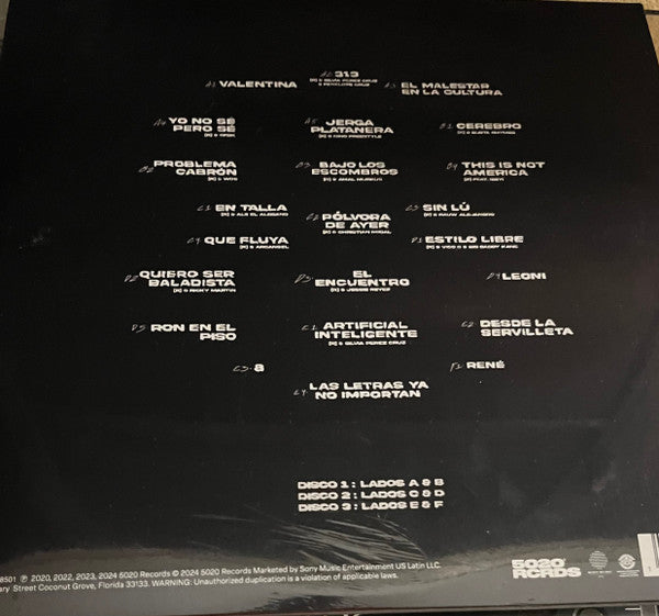 Residente - Las Letras Ya No Importan [3LP, ULTRA CLEAR]