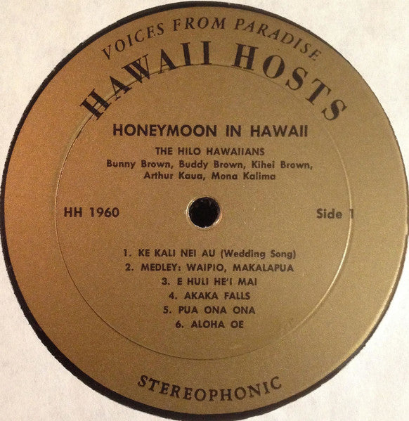 The Hilo Hawaiians - Honeymoon In Hawaii