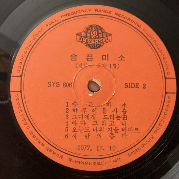 Kim Tae Gon - 제1집 / 창작 11곡집