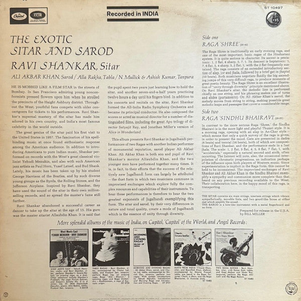 Ravi Shankar - The Exotic Sitar And Sarod