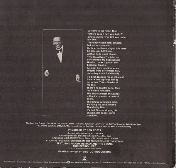 Frank Sinatra - The Main Event (Live)