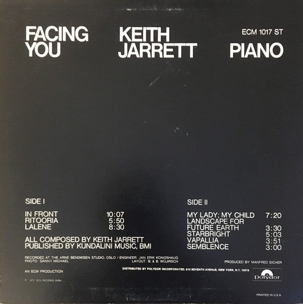 Keith Jarrett - Facing You
