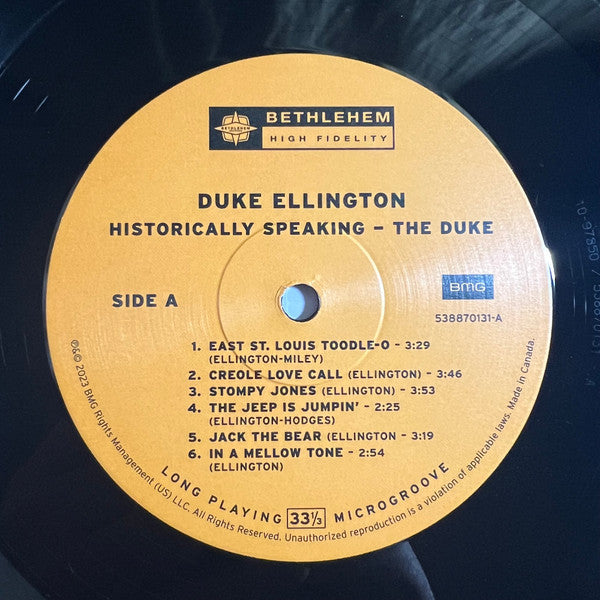 Historically Speaking - The Duke