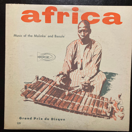 Africa: Music Of The Malinké And Baoulé