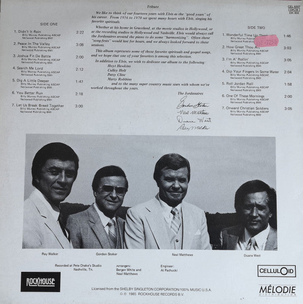 The Jordanaires - Sing Elvis' Favorite Spirituals