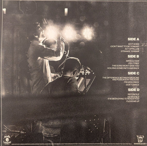 Anthony Green (6) - Reconcile At The Tile Works, Recorded Live [ULTRA CLEAR w/ BLACK GALAXY]