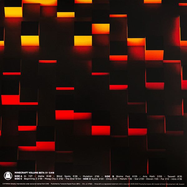 C418 - Minecraft Volume Beta (Red With Yellow Splatter [Fire Splatter])