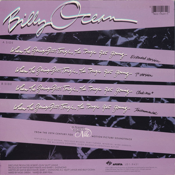 Billy Ocean - When The Going Gets Tough, The Tough Get Going