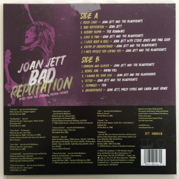 Joan Jett - Bad Reputation (YELLOW VINYL, RECORD STORE DAY 2018)