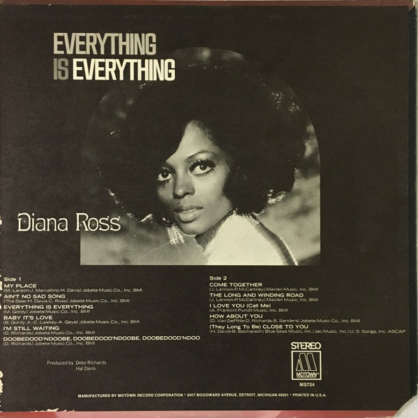 Diana Ross - Everything Is Everything