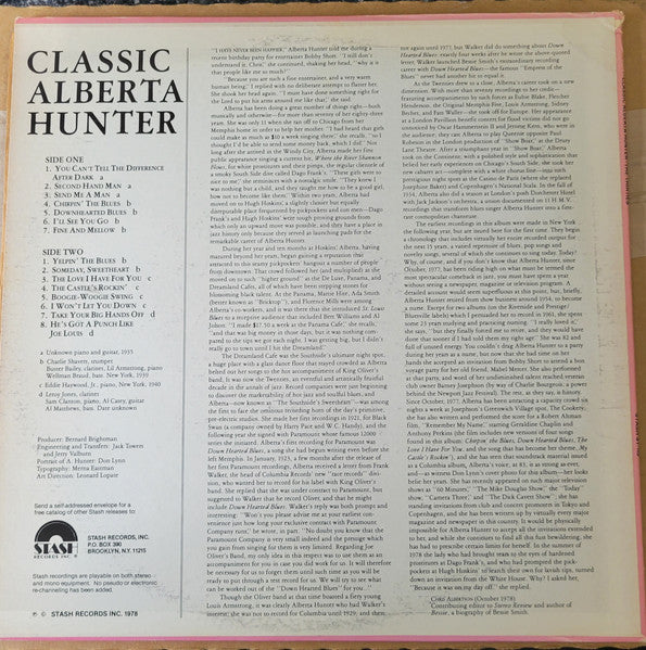Classic Alberta Hunter - The Thirties