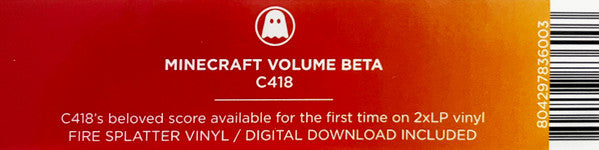 C418 - Minecraft Volume Beta (Red With Yellow Splatter [Fire Splatter])