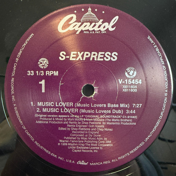 S'Express - Music Lover