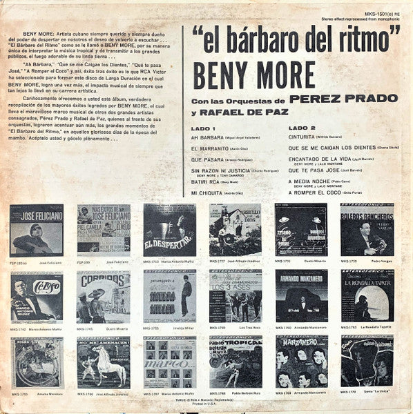 Beny Moré - El Bárbaro Del Ritmo