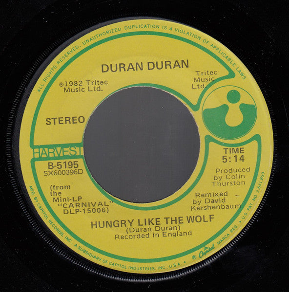 Duran Duran - Hungry Like The Wolf