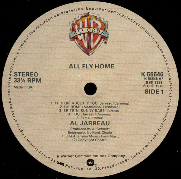 Al Jarreau - All Fly Home