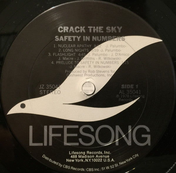 Crack The Sky - Safety In Numbers