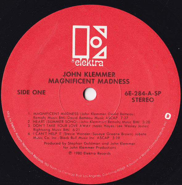 John Klemmer - Magnificent Madness