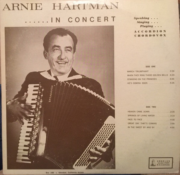 Arnie Hartman In Concert