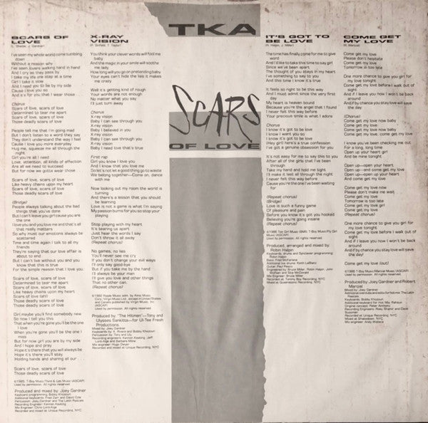 TKA - Scars Of Love