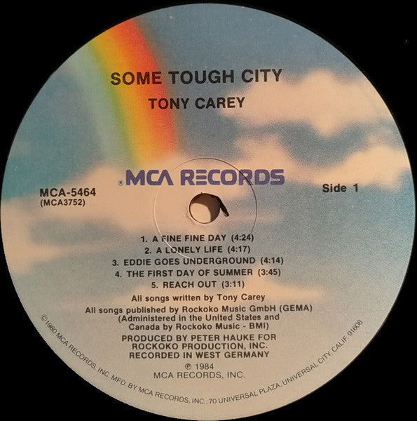 Tony Carey - Some Tough City