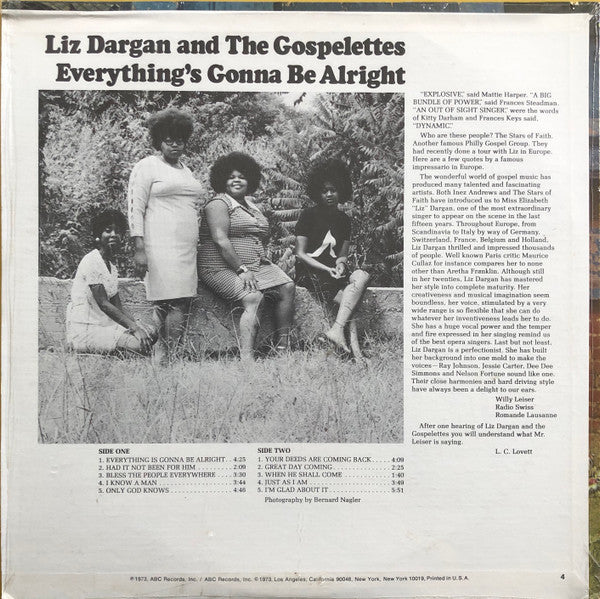 Liz Dargan - Everything's Gonna Be Alright