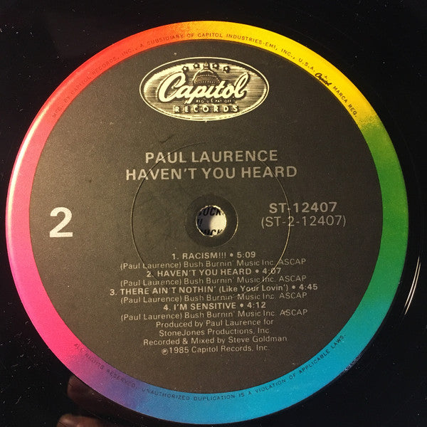 Paul Laurence - Haven't You Heard