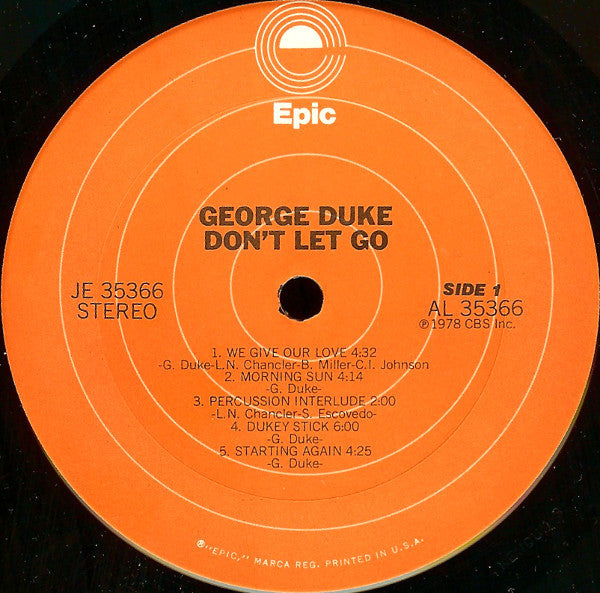 George Duke - Don't Let Go