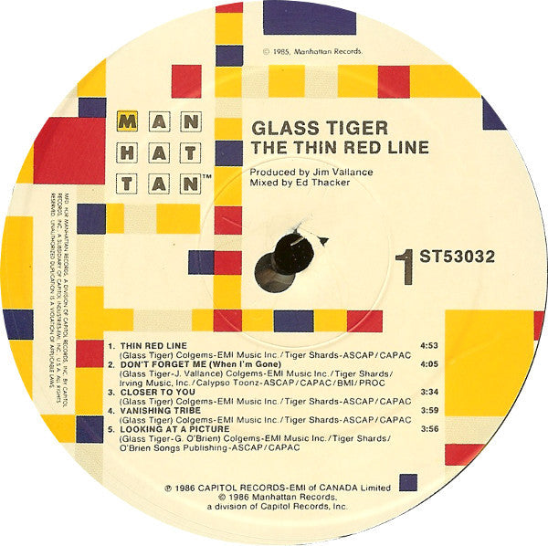 Glass Tiger - The Thin Red Line