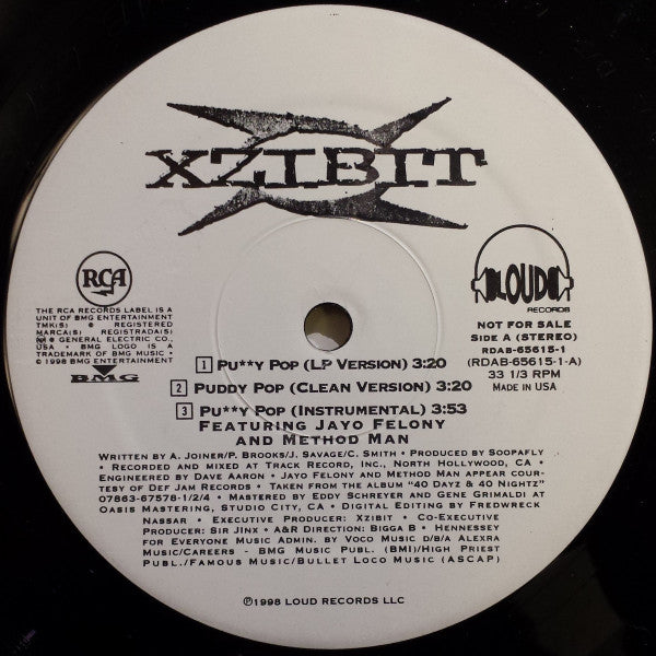 Xzibit - Puddy Pop / Handle Your Business