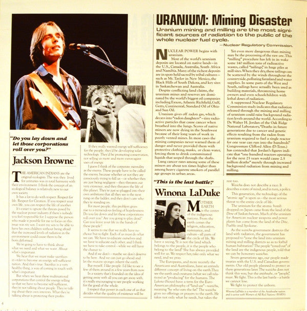Various - No Nukes - From The Muse Concerts For A Non-Nuclear Future - Madison Square Garden - September 19-23, 1979