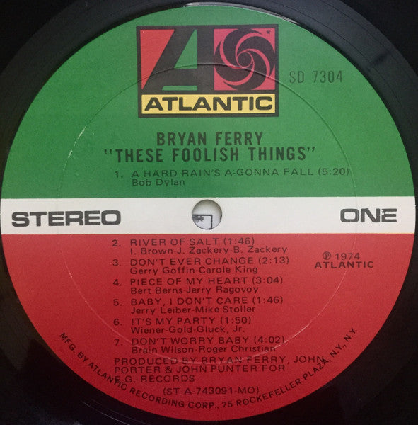 Bryan Ferry - These Foolish Things