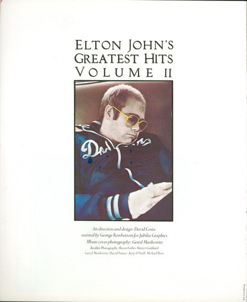 Elton John - Greatest Hits Volume II